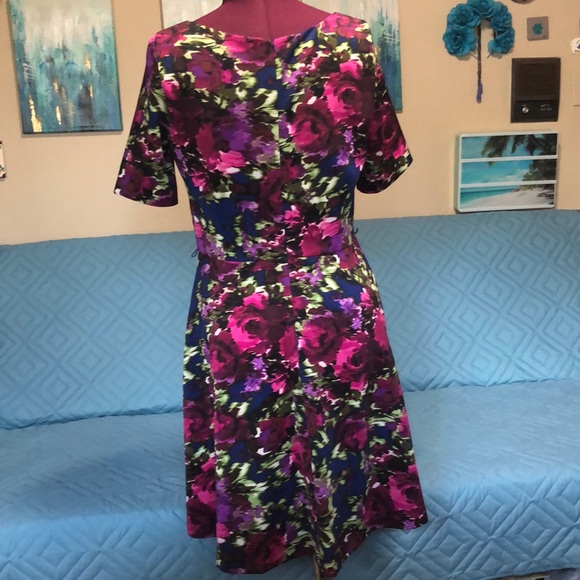 Jessica Howard floral scuba dress - Picture 6 of 12